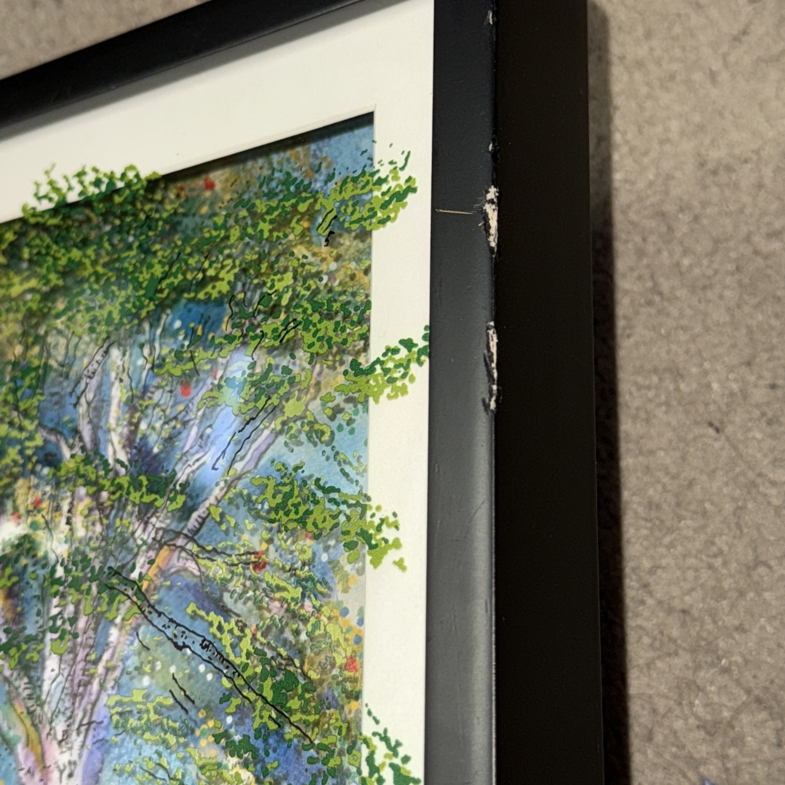 Jean-Pierre 3D Painting On Glass "Tree Of Life"