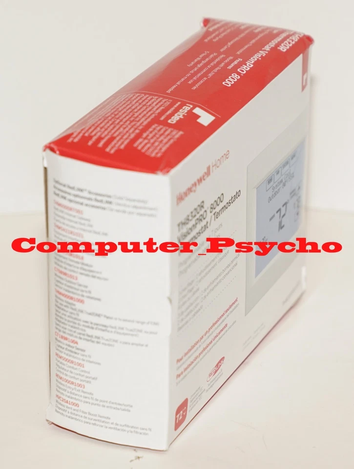 HONEYWELL TH8320R1003 VISIONPRO 8000 THERMOSTAT 7 DAY TOUCH WIFI C WIRE OR BATT - Image 3 of 4