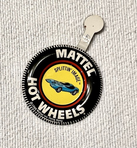1969 Hot Wheels Redline Splittin' Image Dark Brown w/ White Interior & Button US - Picture 8 of 9