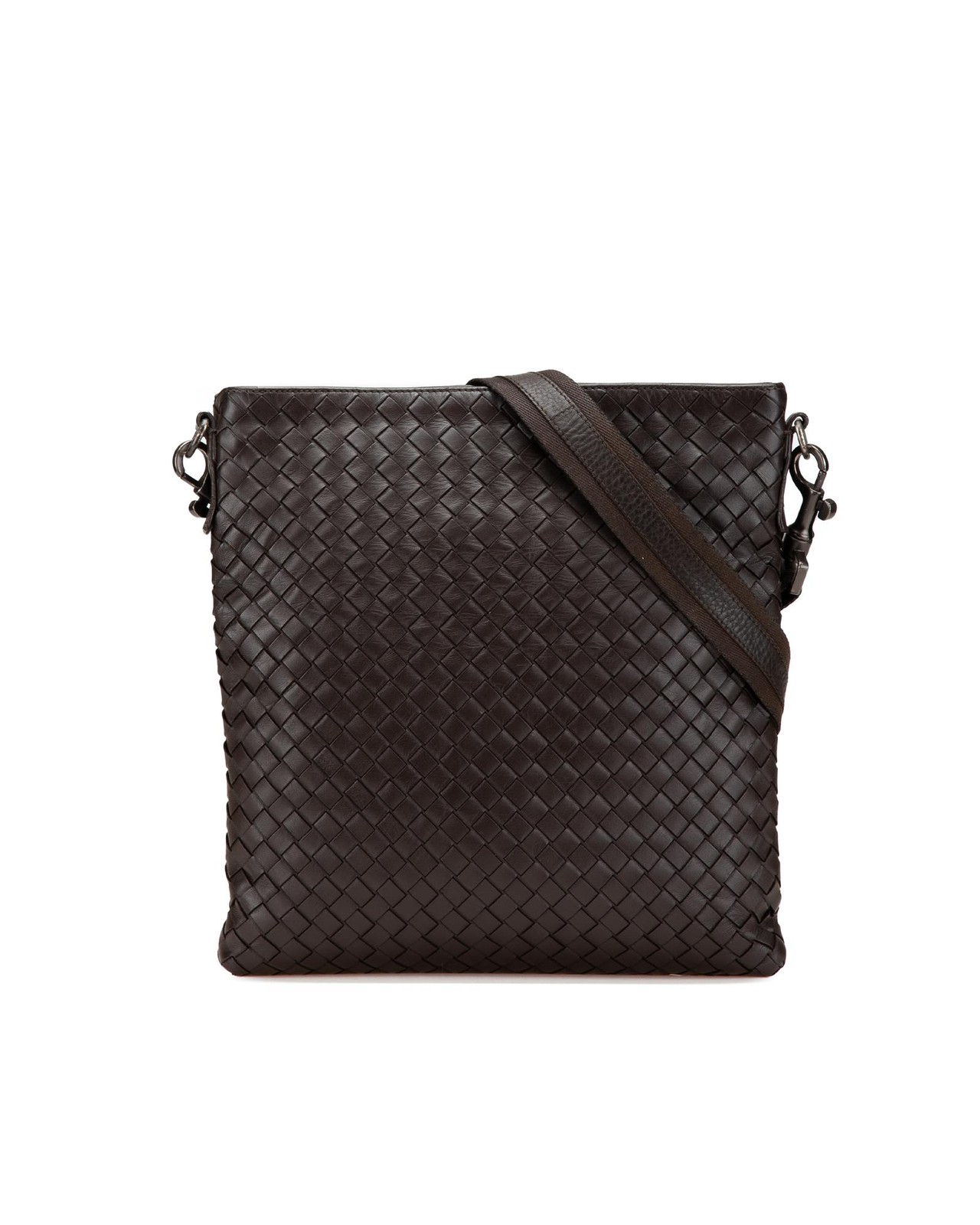 Preloved bottega veneta Woven Crossbody Bag Women Brown One Size