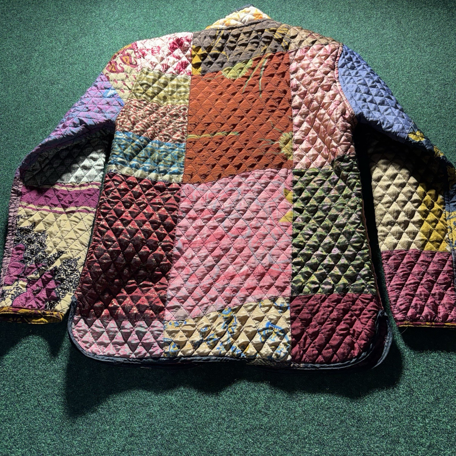 Sacred Threads Patchwork Quilted Jacket Women's S… - image 6