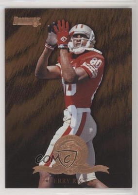 1996 Donruss Will to Win 3112/5000 Jerry Rice #4 HOF 02v3