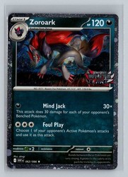 Zoroark 062/086 White Flare Stamped Holo Promo