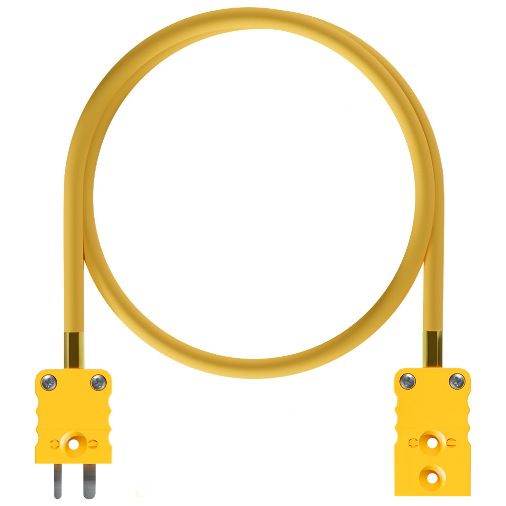 Go Kart AiM Mychron Thermocouple Patch Lead TC - TC Yellow Karting