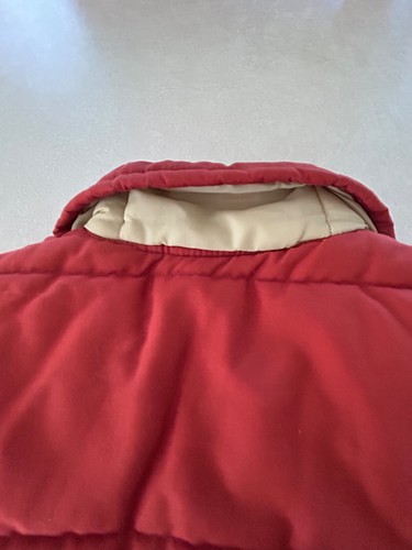 Tom Cat Nine Lives Puffer Vest, XL,Excellent Condition, Burnt Orange, Work - Picture 3 of 20