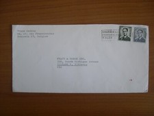 Lettre Belgique affranchissement N° 924/1071