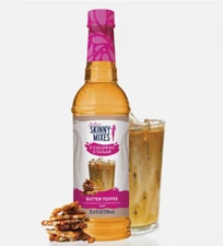 Jordan's Skinny Syrups Sugar Free Coffee Syrup Butter Toffee Flavor Drink Mix...