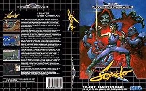 Notice Originale Strider 1 Sur SEGA Master System – Version PAL EURO, état Impeccable