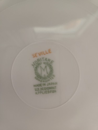 Noritake Fine China Seville Pattern, Vegetable / Serving Bowl 10", Japan - Picture 6 of 6