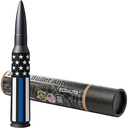 ANTENA BALASS 50 CAL FORD F150 RAPTOR BRONCO RAM SOPORTE ANTIRROBO AZUL - Imagen 8 de 9
