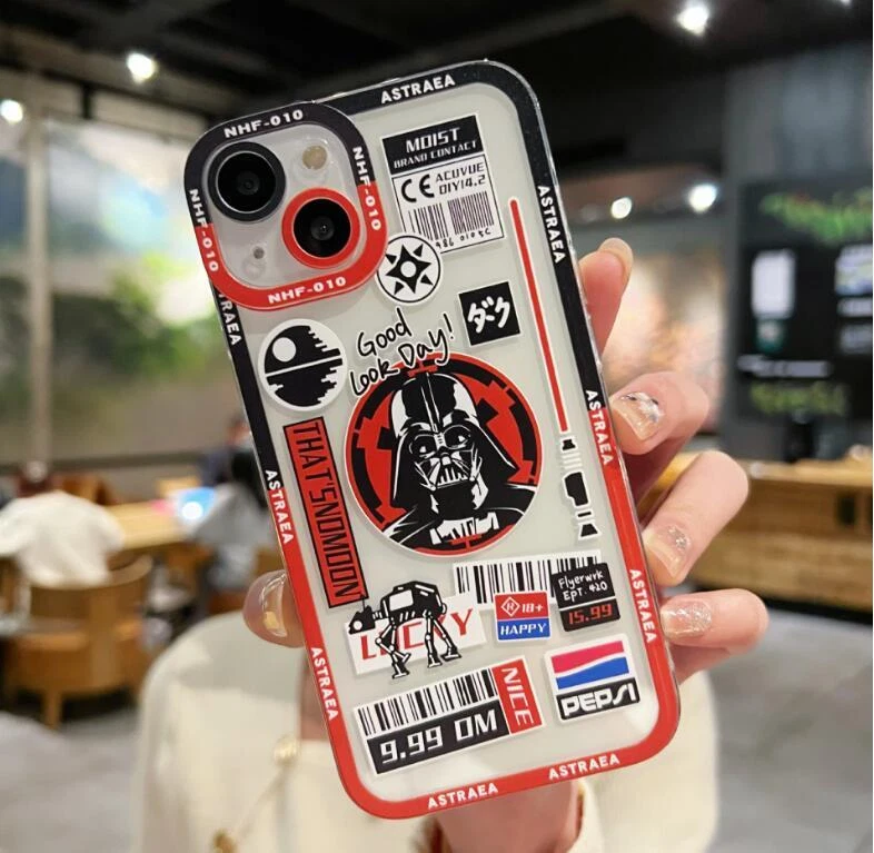 Star Wars Darth Vader Phone Case For iPhone 15 Pro Max 14 13 12 11 XS Plus Cover - Image 3 of 4