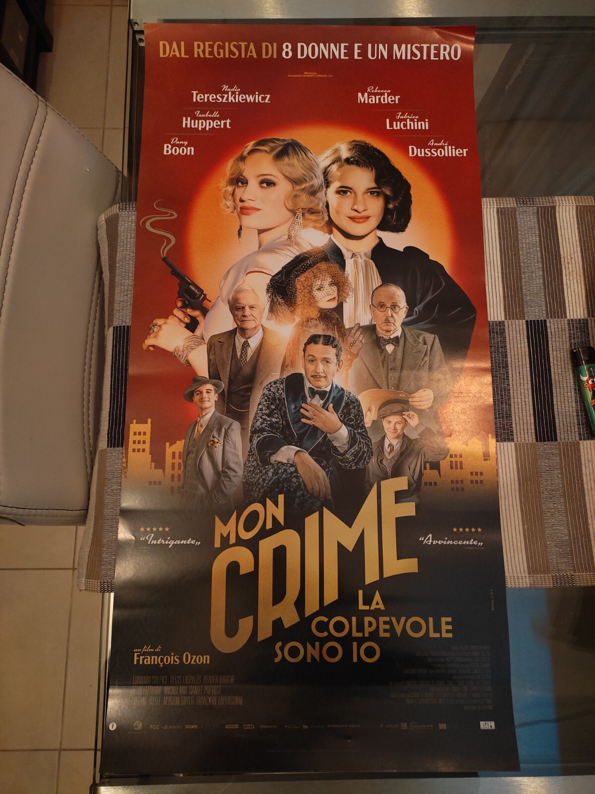 Locandina originale film Mon Crime - La colpevole sono io (2023) - Regia di François Ozon