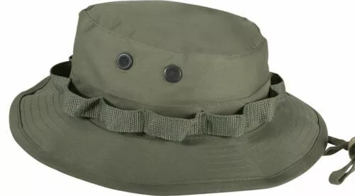 Sombrero Boonie Rothco táctico militar camuflaje ala ancha sol pesca - Imagen 9 de 28