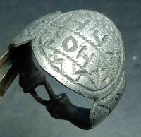 ROMAN IMPERIAL LEGIONARY MILITARY ANCIENT ARTIFACT COLOR SILVER RING 