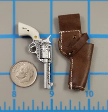 DID WWII US army General Patton revolver & holster 1/6 scale toys dragon pistol