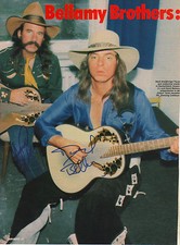 Bellamy Brothers Autogramme signed A4 Magazinbild