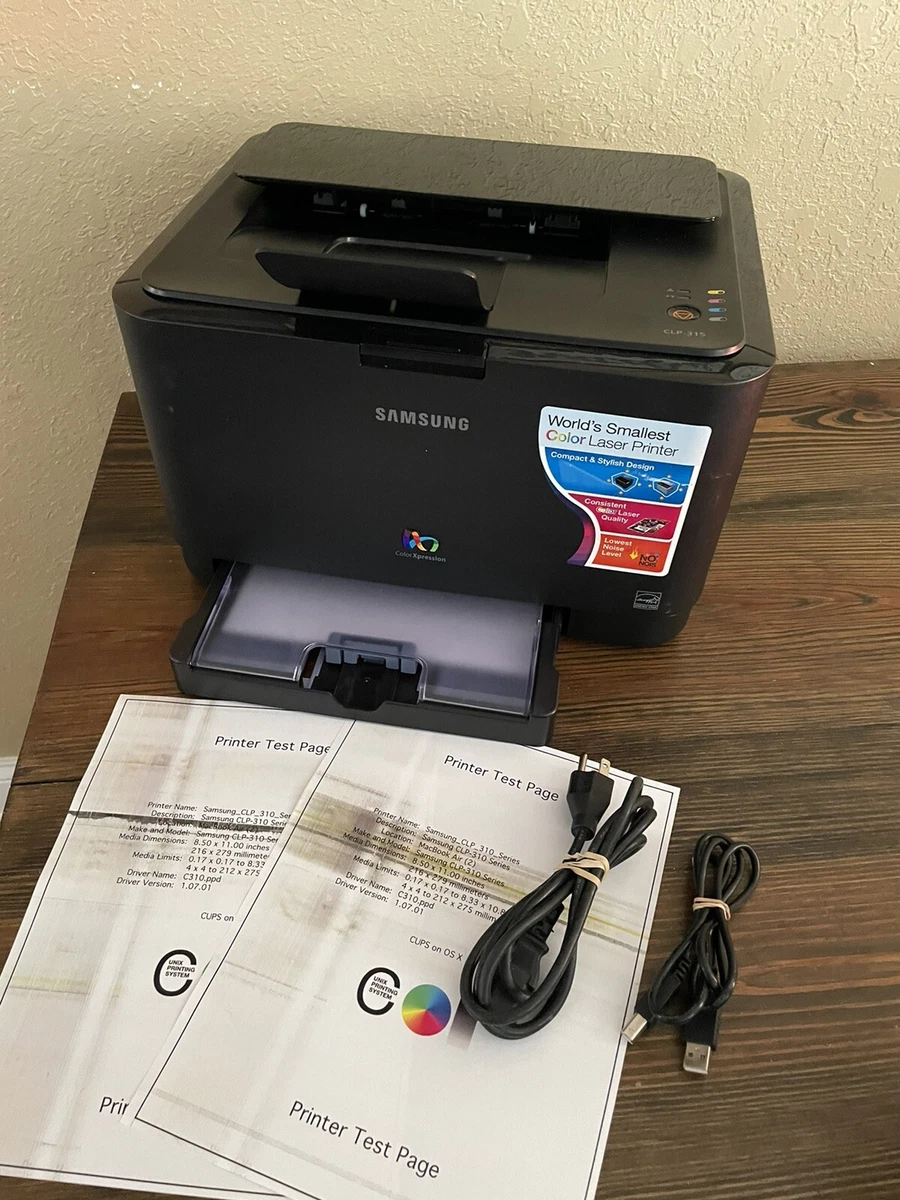 Samsung CLP-315W Workgroup Laser Color Printer Please READ!! | EBay