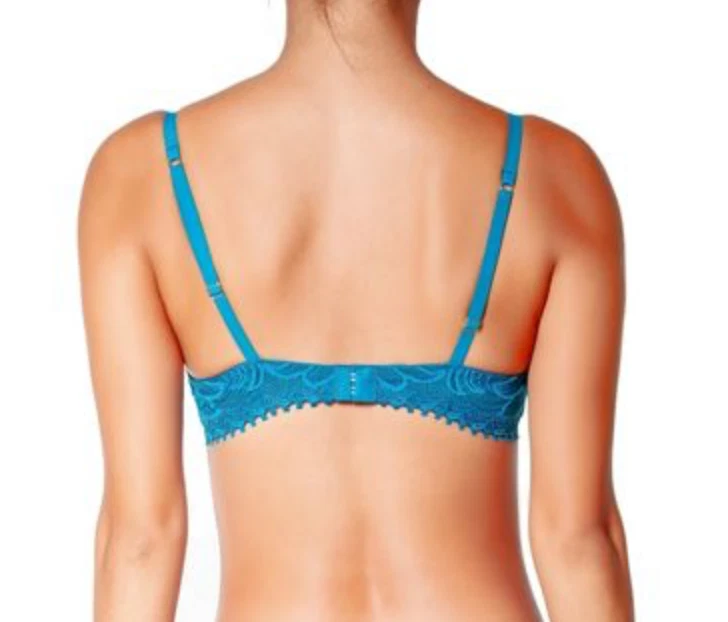 Sujetador con aros Huit Bijou Balconette (talla US 32E) turquesa Foto 4 de 4