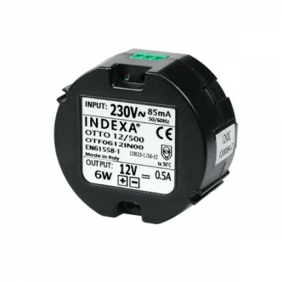 Indexa OTTO-12/500 Unterputz-Netzgerät, Netzteil für UP-Dose 12 V DC, 500 mA sta