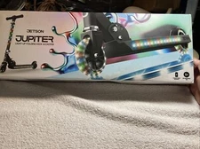 Jetson  Jupiter Light Up Kick Scooter Black - Collapsible Portable Box Damage