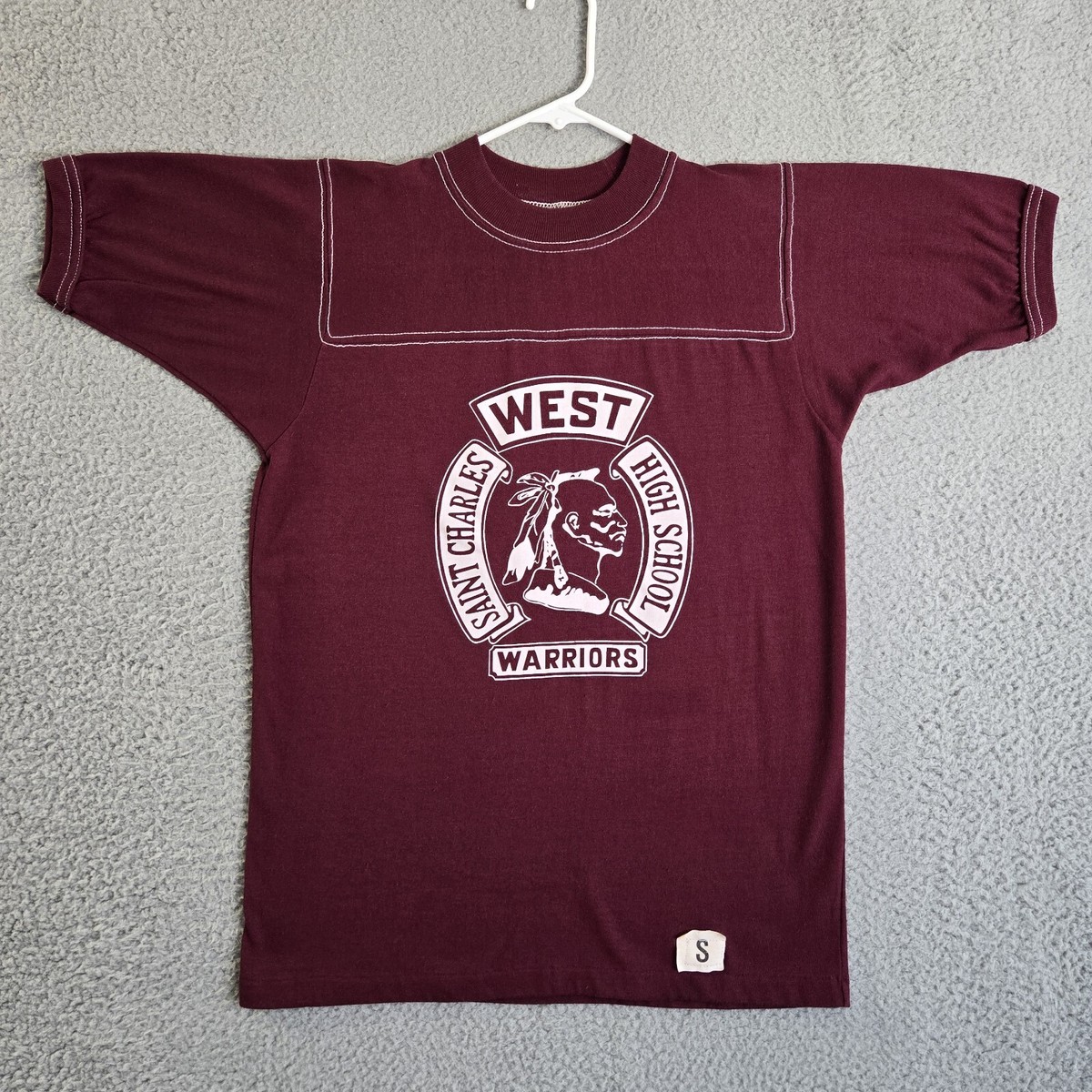 70s～80s BANTAMS ラグランT vintage VTG 70s Bantams Ringer T-Shirt Small St. Charles West Warriors