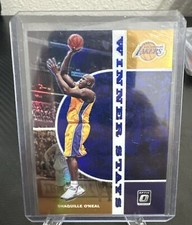 Shaquille O'Neal 2019 Panini Donruss Optic Winner Stays Holo #17 /85 RARE !