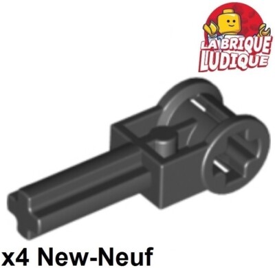 Lego Technic 4x Pole Reverser Handle Controller Hebel Achse schwarz/black 6553 NEU