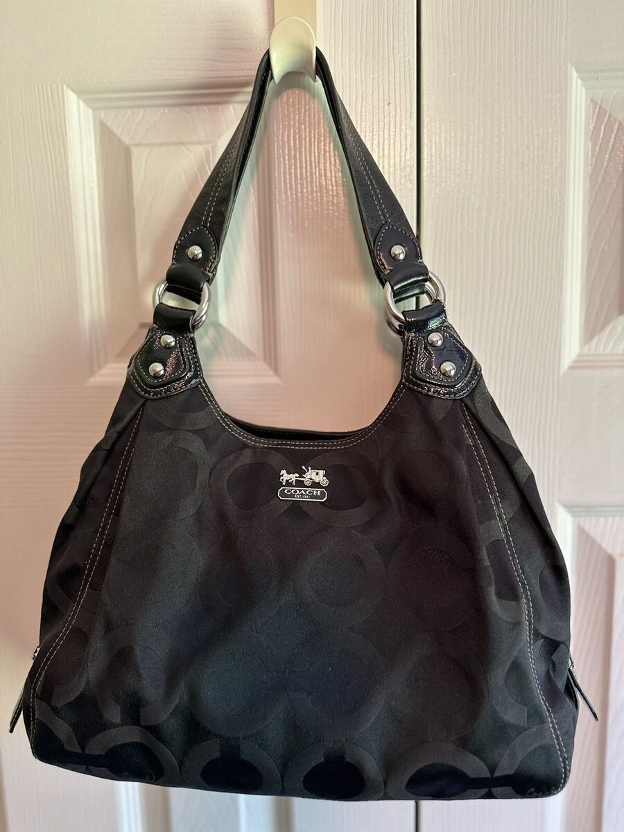 Coach MADISON Hobo Style #F0973-14305 Black Bag | eBay Coach MADISON Hobo Style #F0973-14305 Black Bag | eBay