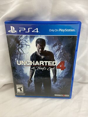 Uncharted 4: A Thief's End (PS4)-Perfect Condition Except Case