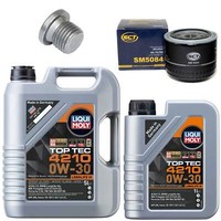 MotoröL Filter Set 4210 0W-30 Liqui Moly 6 Liter + Schraube FüR VW Transporter