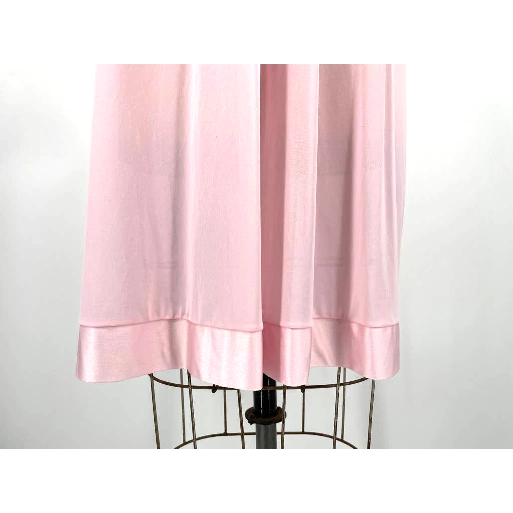 VALENTINO Abito da notte Shadowline vintage rosa bordo raso manica corta M