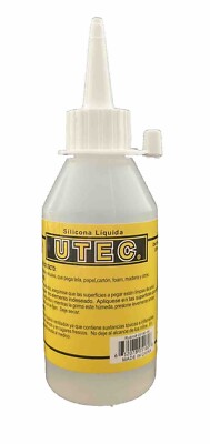 UTEC Clear Glue Craft Fabric Floral Adhesive Liquid Silicone 100ml  Clear