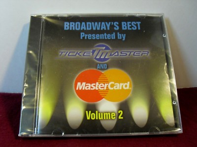 Broadway's Best ~ Presented by Ticket Master & Mastercard ~ New CD ~ Vol. 2