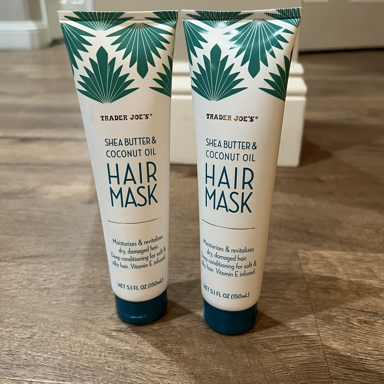 Trader Joe's Shea Butter & Coconut Oil HAIR MASK 5.1 oz each (2