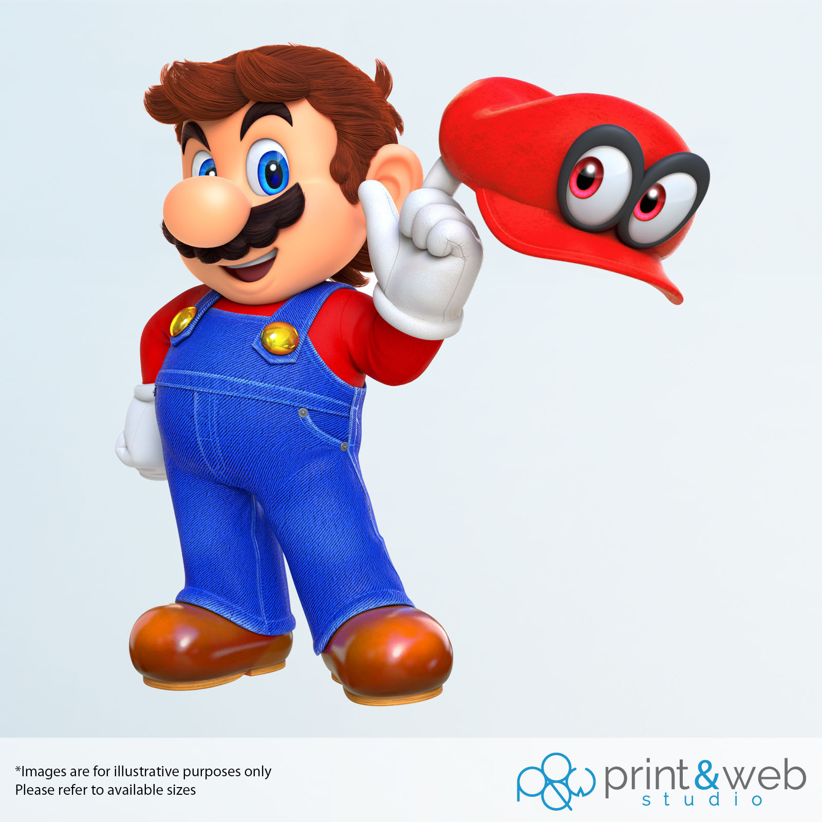 Super Mario Odyssey Wall Decal Sticker Bedroom Vinyl Kids Art eBay