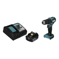 Makita Dhp 483 RF1 Akku Schlagbohrschrauber 18 V 40 Nm + 1X Akku 3,0 Ah + Lader
