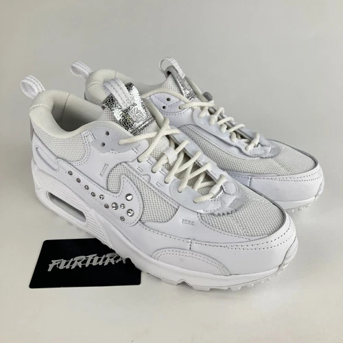 Nike Air Max 90 Futura White FQ8888-100 Women's Size 7.5 Shoes #B20