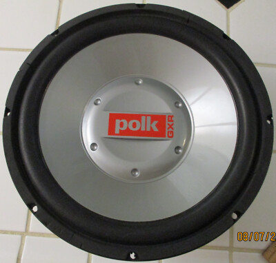POLK Audio, GXR124 a strong 12'' Sub / Woofer - 4 Ohm, 165Wrms, 365Wp, 8 pounds