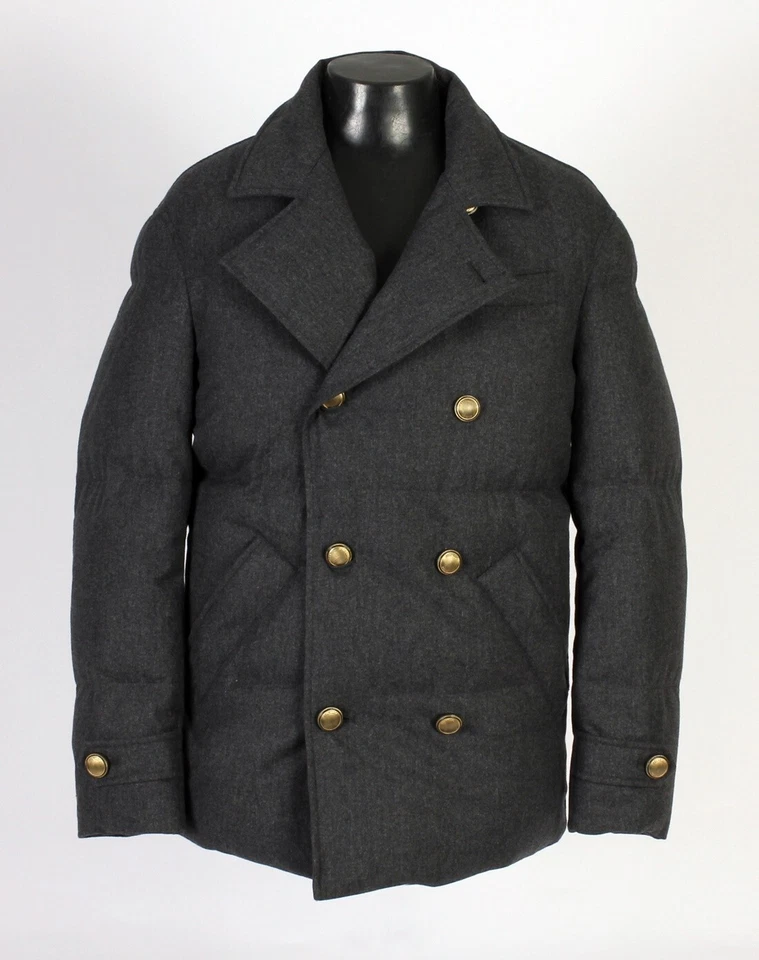 Brunello Cucinelli Wool/Silk/Cashmere/Down Jacket - M - New - $5695 Retail - Image 2 of 4