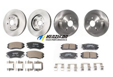 Front Rear disc Rotors + Brake Pads for 2010 - 2017 GMC Terrain Chevy Equinox