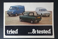 Layland  sale's broacher - Van Pick-up, Crew-bus and minibus Mini Van Circa 1971