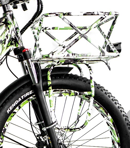 Universal Bike Front Rack Bicycle Electric Basket Heavy Duty Camoflouge eBay