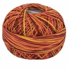 Lizbeth Egyptian Cotton Crochet Thread Size 20 Color 100 Falling Leaves