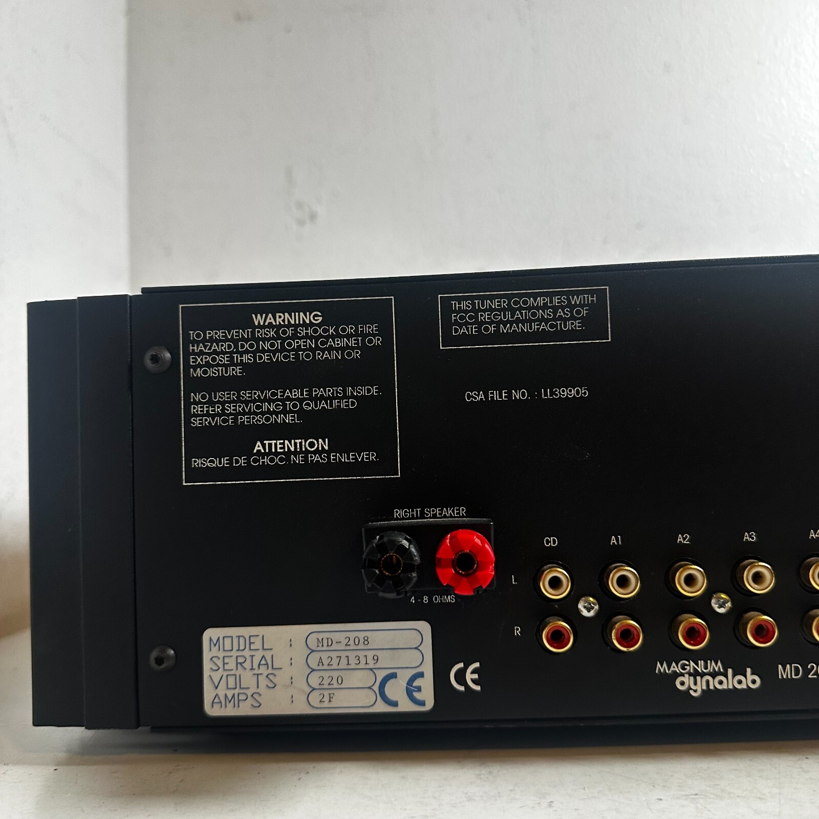 Magnum Dynalab MD-208 Gold Discrete High-End Audio Digital Stereo Receiver