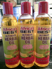 3 NEW Africas Best Ultimate Herbal Oil multi purpose for hair skin bath  body