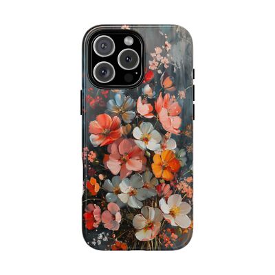 Phone Ink - iPhone | Galaxy | Pixel Case - Wildflowers Gray