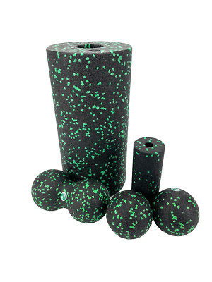 WoNicer Faszienrolle 5-teiliges Yoga-Schaumstoffrollen Set Foam Roller,