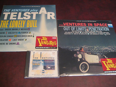 VENTURES VERIFIED LIMITED ANALOG TELESTAR & IN SPACE 180 GRAM LPS + BONUS CD SET