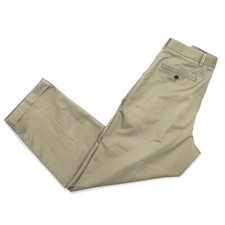 Nordstrom Smartcare Mens Dress Pants Beige Pleated Front Wrinkle Free 32 X 30
