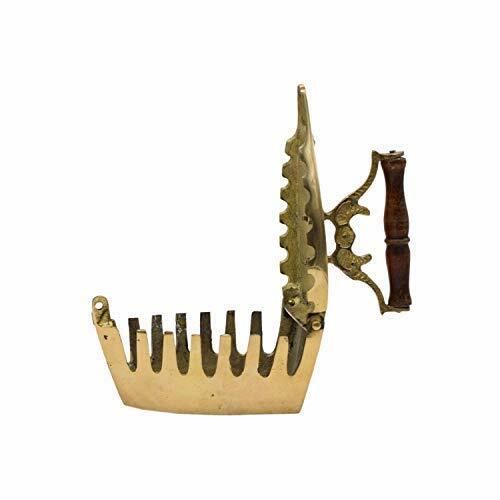 Brass Press Shape Ashtray Bowl Gift Item Home Decor - Picture 2 of 7
